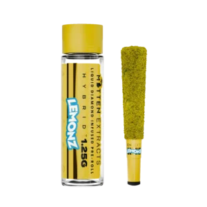 mitten extracts 1.25g infused preroll lemonz