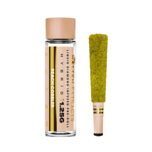 mitten extracts 1.25g infused preroll peach cobbler (hybrid)