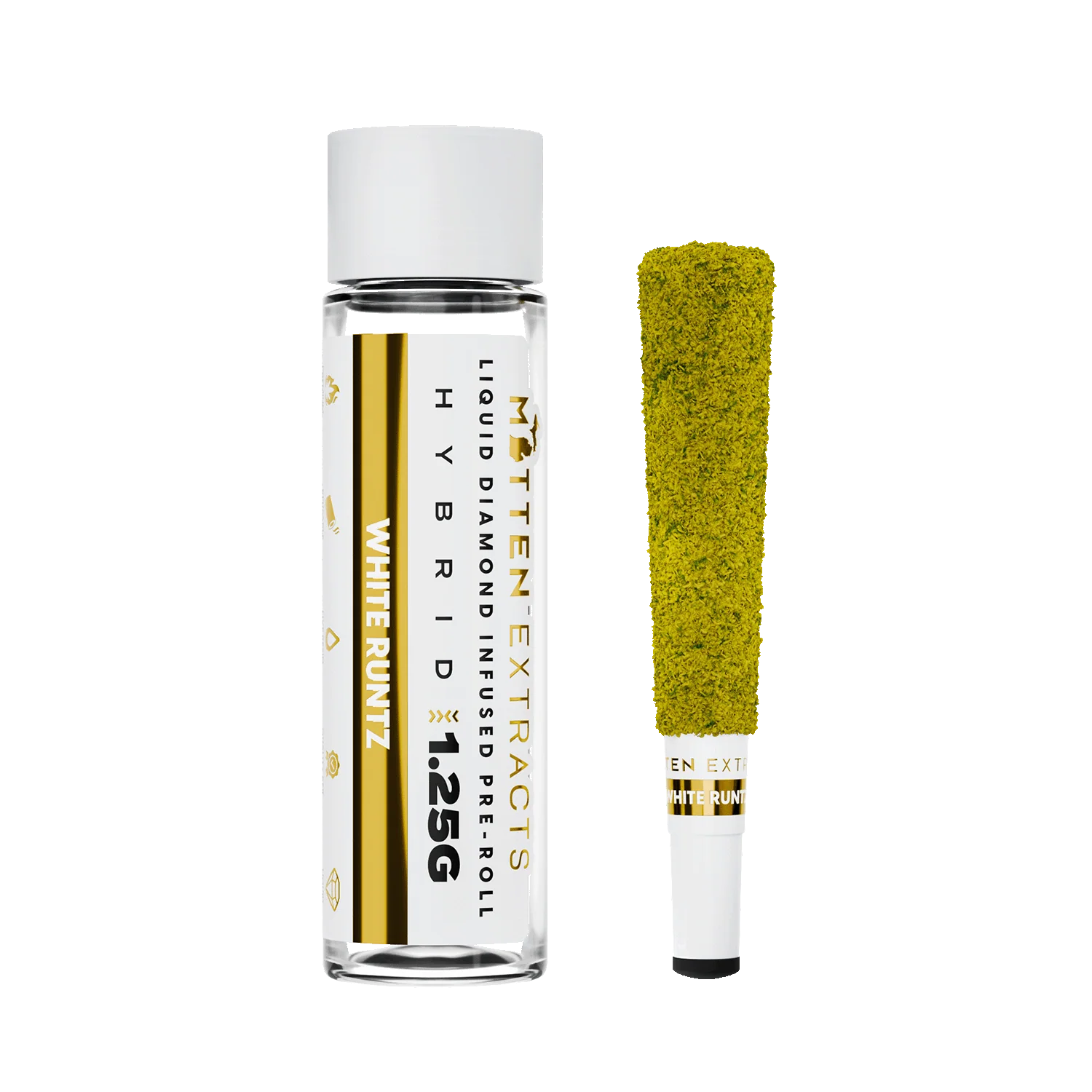 mitten extracts 1.25g infused preroll white runtz (hybrid) mitten extracts 1.25g infused preroll white runtz (hybrid)