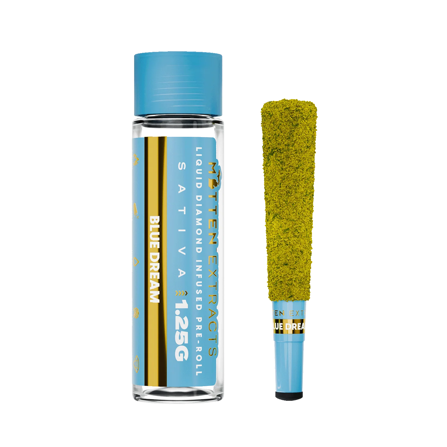 mitten extracts 1.25g infused preroll blue dream (sativa) mitten extracts 1.25g infused preroll blue dream (sativa)