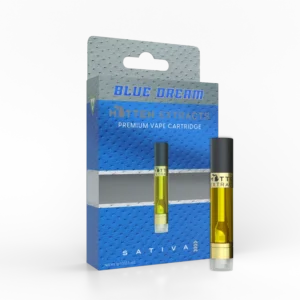 mitten extracts blue dream 1g vape cartridge (sativa)