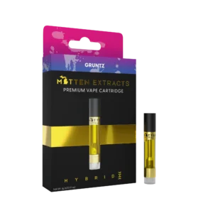 mitten extracts gruntz 1g vape cartridge (hybrid)