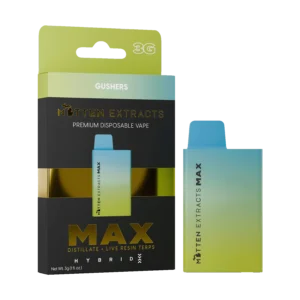 mitten extracts max disposable gushers 3g (hybrid)