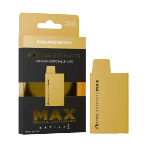mitten extracts max disposable pineapple express 3g (sativa)