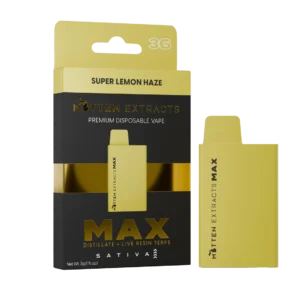 mitten extracts max disposable super lemon haze 3g (sativa)