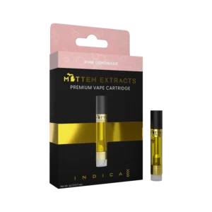 mitten extracts pink lemonade 1g vape cartridge (indica)