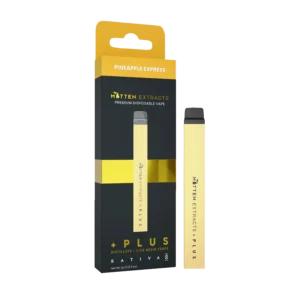 mitten extracts + plus disposable pineapple express 1g (sativa)