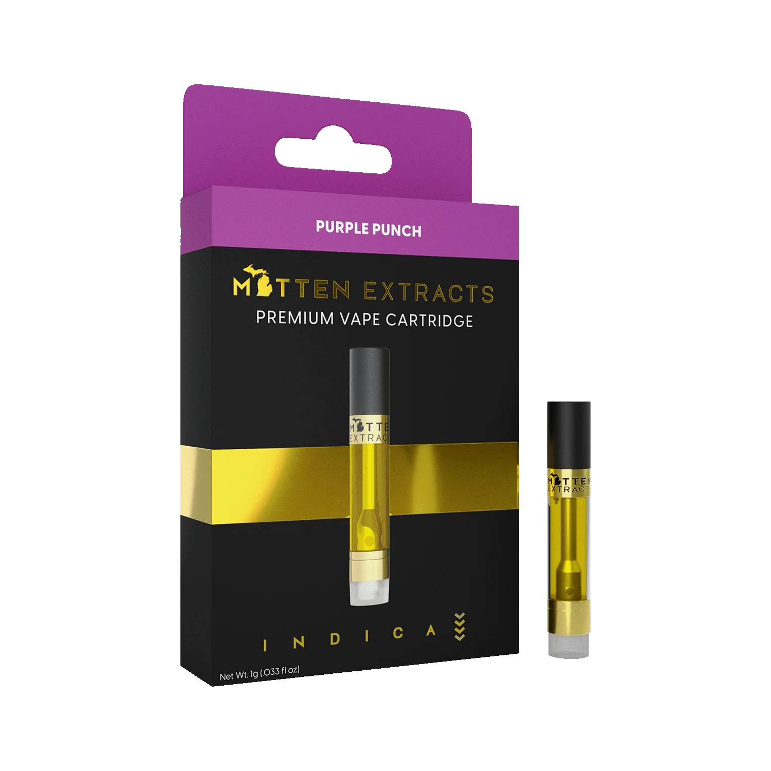 mitten extracts purple punch 1g vape cartridge (indica) mitten extracts purple punch 1g vape cartridge (indica)
