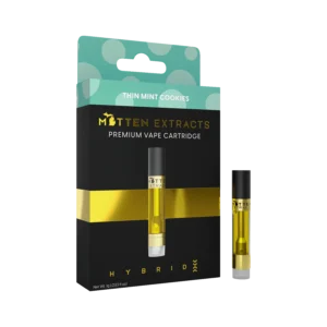 mitten extracts thin mint cookies 1g vape cartridge (hybrid)