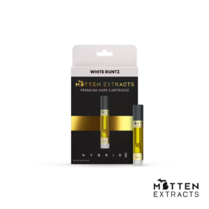 mitten extracts white runtz 1g vape cartridge (hybrid)