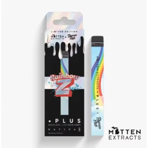 mitten + plus x pressure pack disposable rainbow z 1g (sativa)