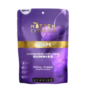 mitten extracts – grape gummies 200mg (10 pack)