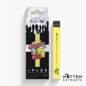 mitten + plus x pressure pack disposable – lemon cherry gelato 1g (hybrid)
