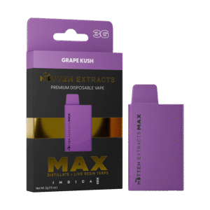 grape kush max disposable vape